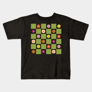 Floral Pattern Kids T-Shirt